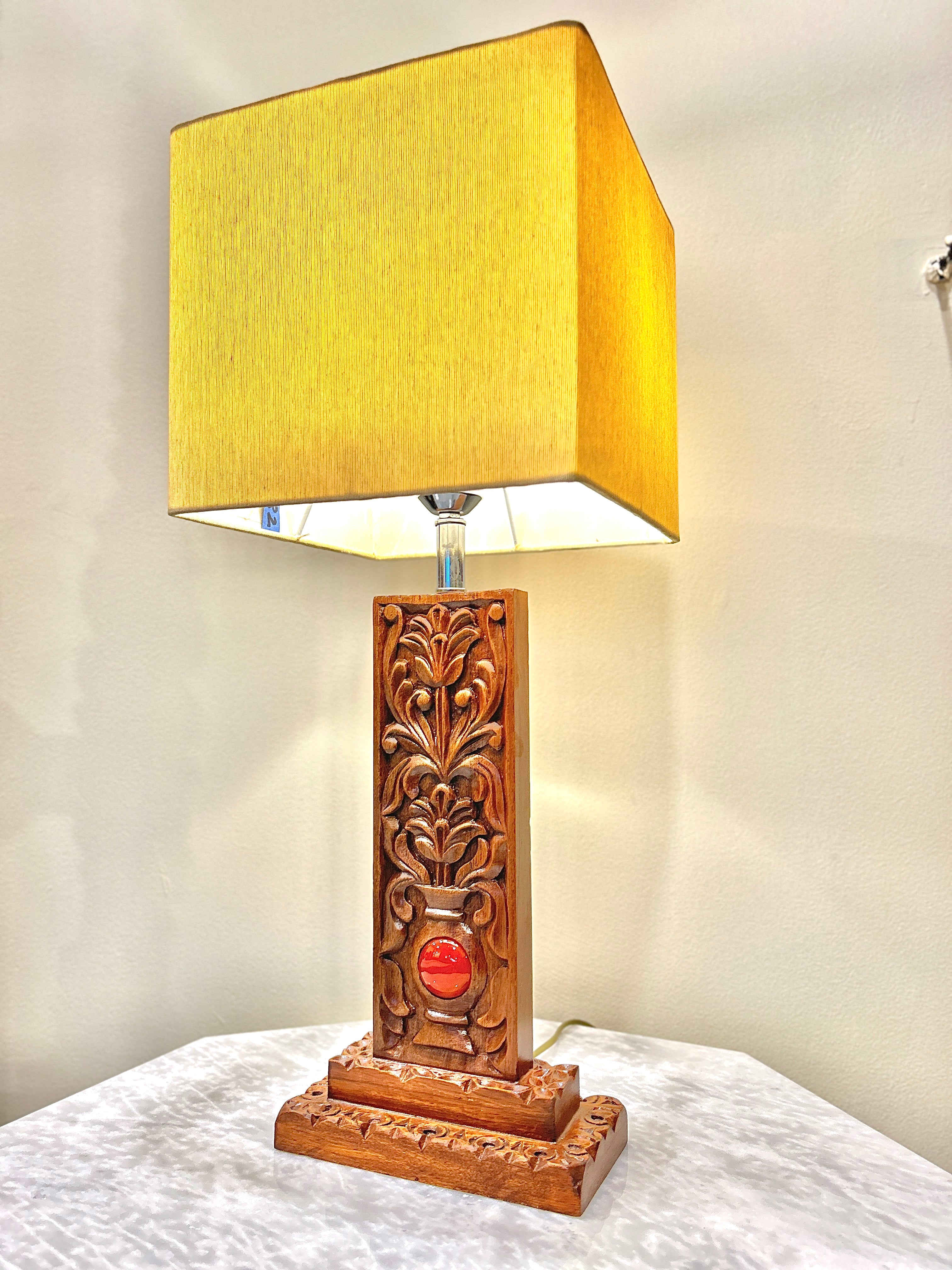 Carved Lamp