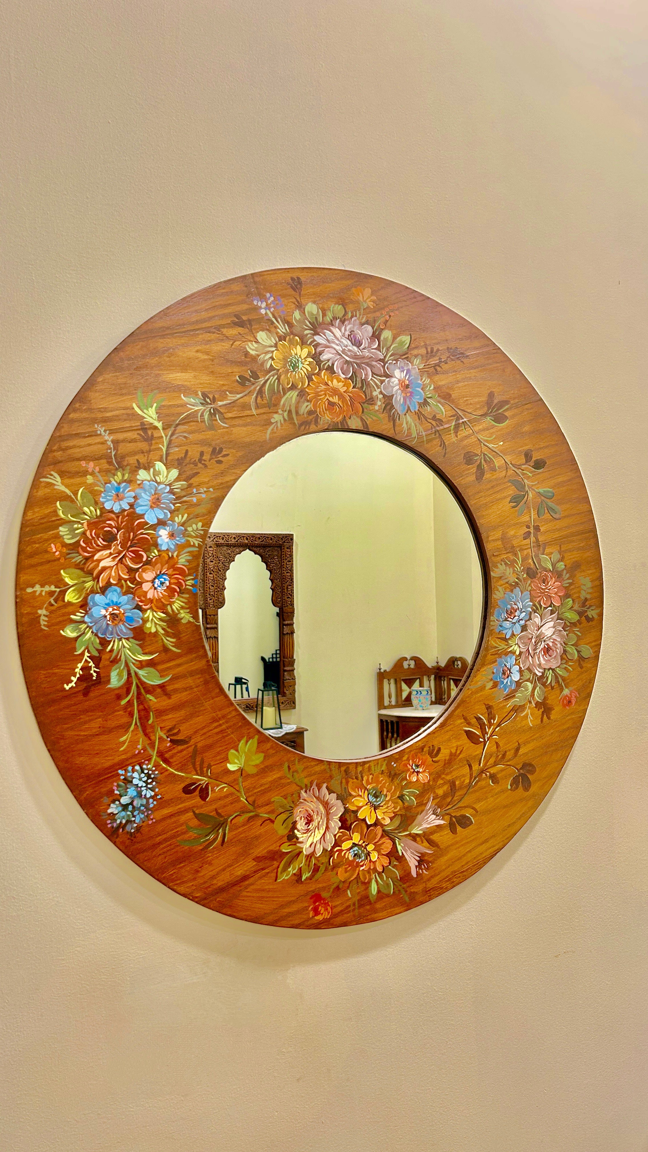Floral Ring Mirror